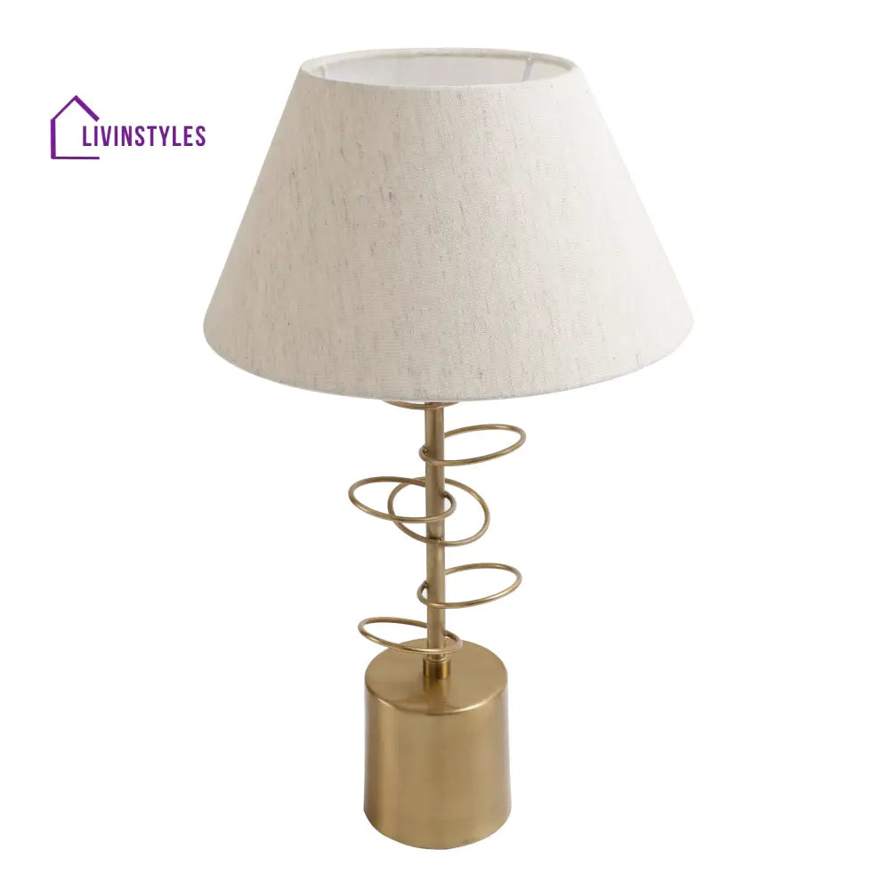 Cascading Rings Lamp Gold Table Lamp