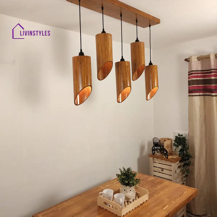 Cedar Brown 5 Series Hanging Lamp Lamps