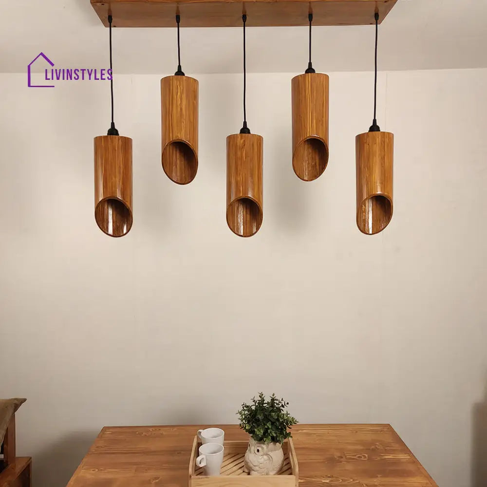 Cedar Brown 5 Series Hanging Lamp Lamps