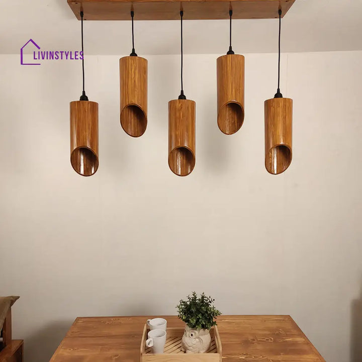 Cedar Brown 5 Series Hanging Lamp Lamps