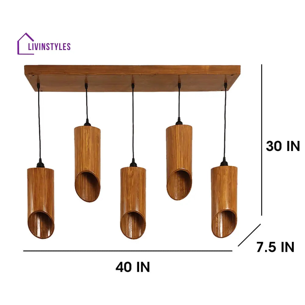 Cedar Brown 5 Series Hanging Lamp Lamps