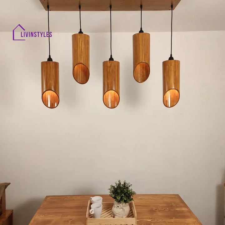 Cedar Brown 5 Series Hanging Lamp Lamps