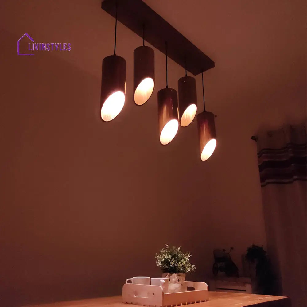 Cedar Brown 5 Series Hanging Lamp Lamps