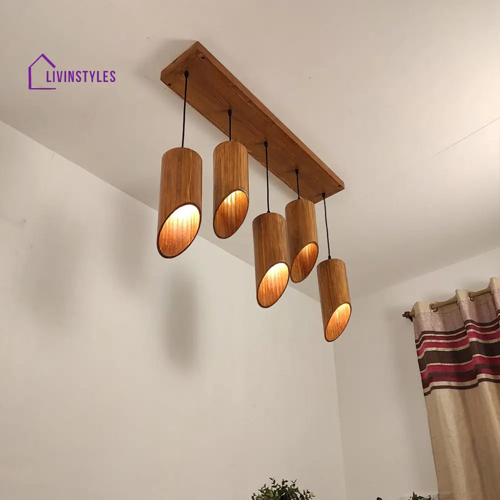 Cedar Brown 5 Series Hanging Lamp Lamps