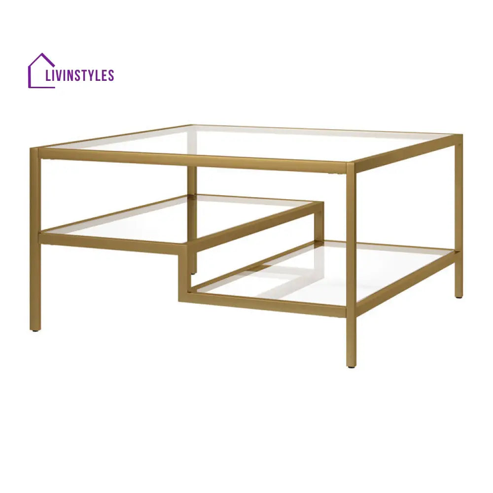 Cedar Metal Coffee Table For Living Room