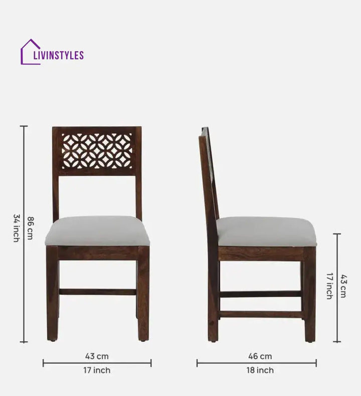 Cedar Sheesham Wood 6 Seater Dining Set Dining Set