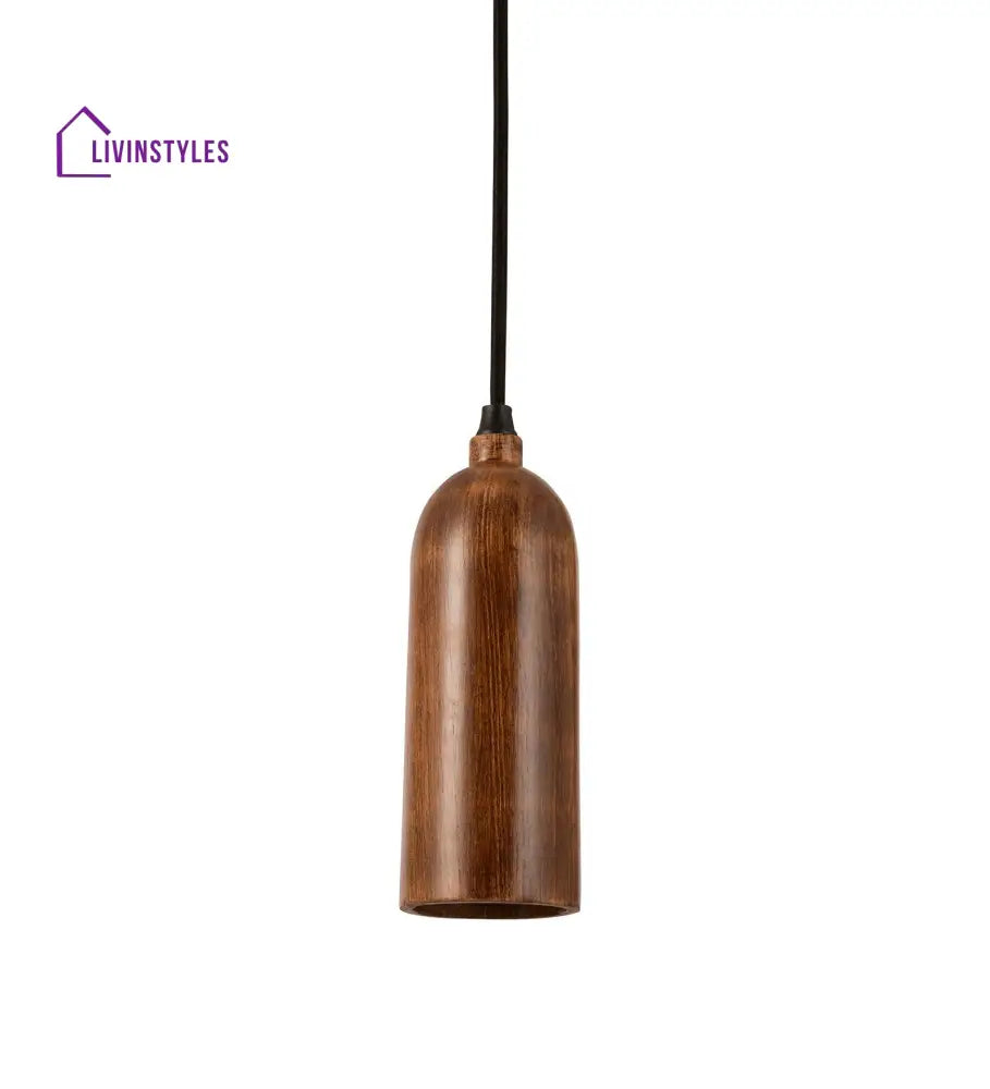 Cedar Teak Wood Pendant Light Hanging Lamp