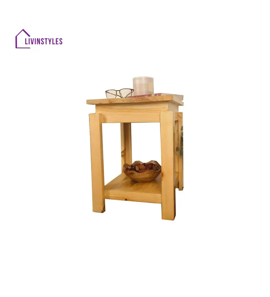 Celine Solid Wood End Table Furniture