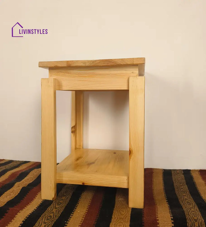 Celine Solid Wood End Table Furniture