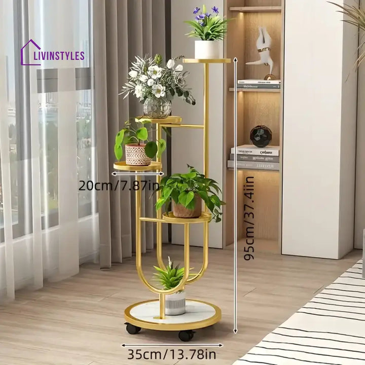 Chandan Metal Plant Stand For Balcony