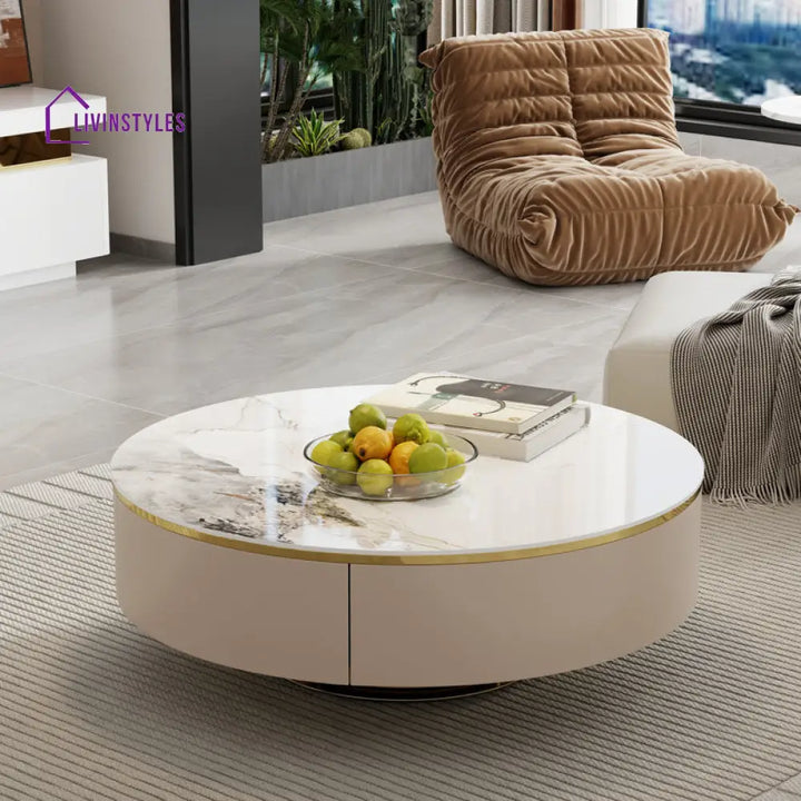 Charvi Metal Coffee Table For Living Room