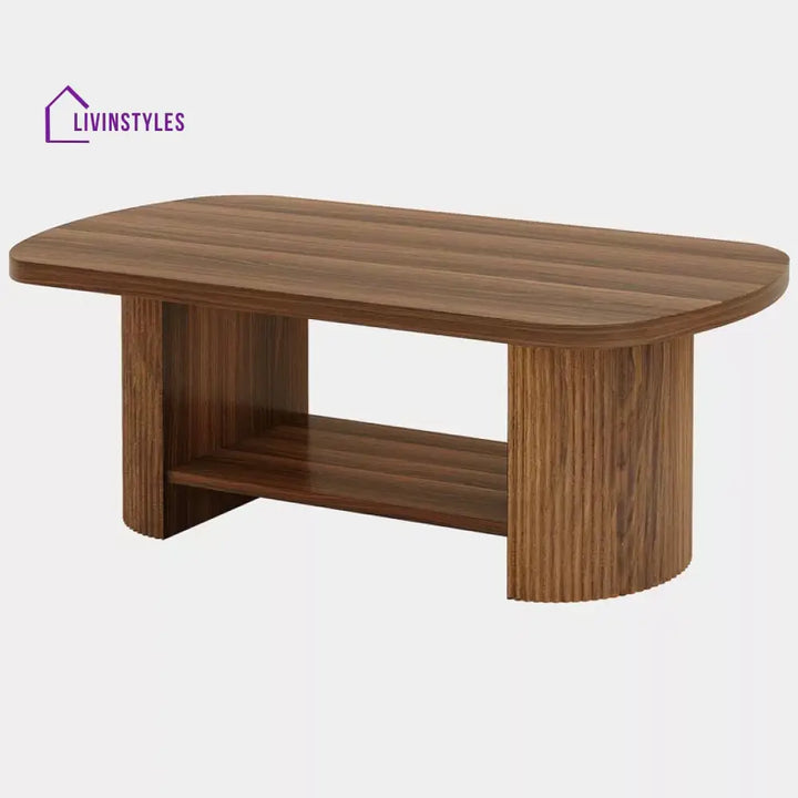 Charvi Solid Wood Coffee Table for Living Room