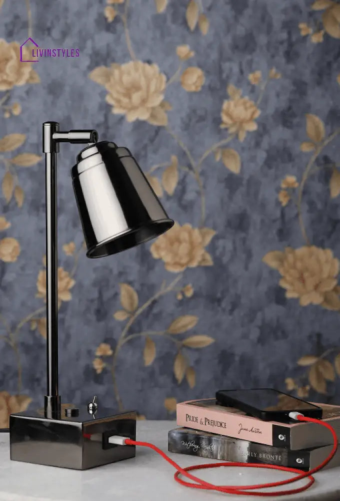 Cherosi Usb Black Nickle Lamp