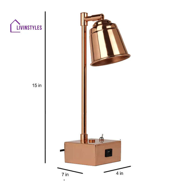 Cherosi Usb Rose Gold Lamp