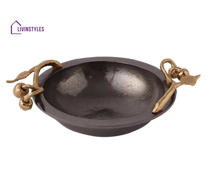 Cherry Vine Gold Décorative Bowl Set