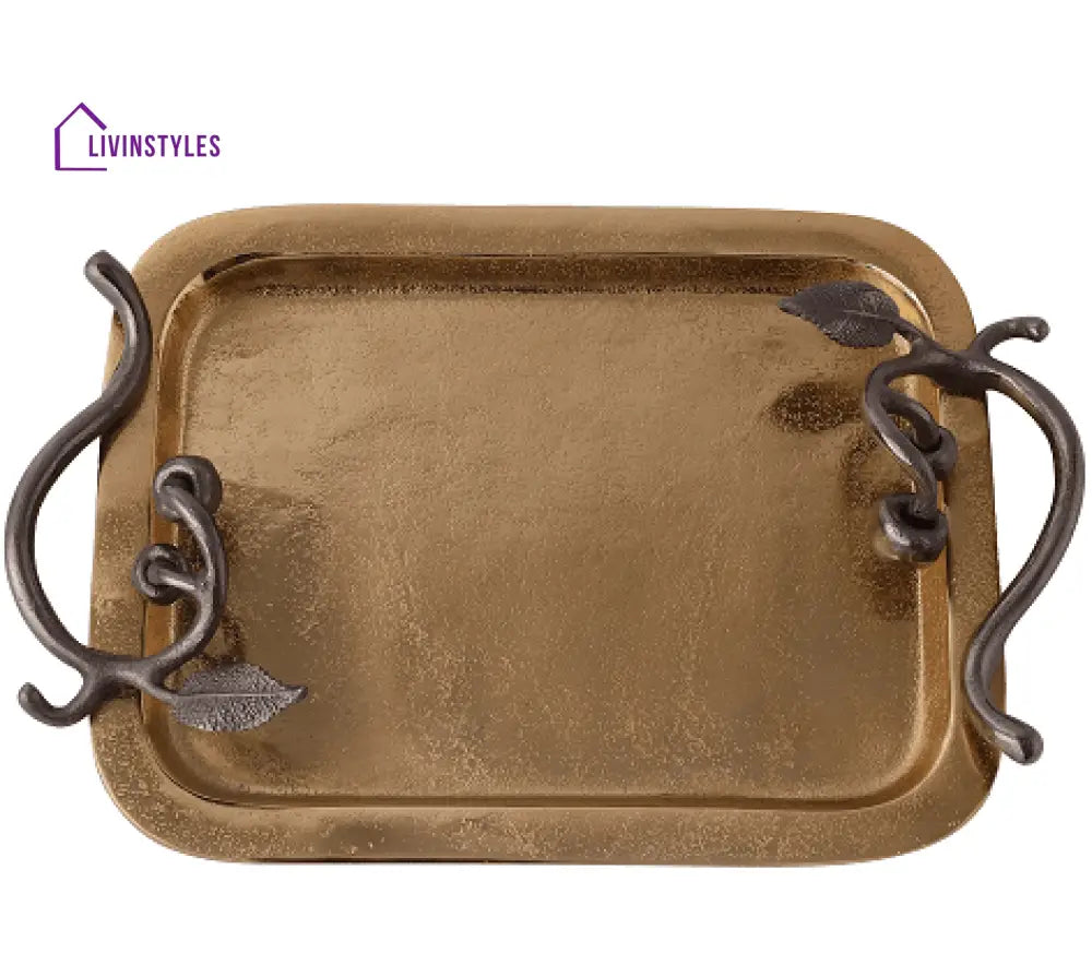 Cherry Vine Gold Décorative Platter