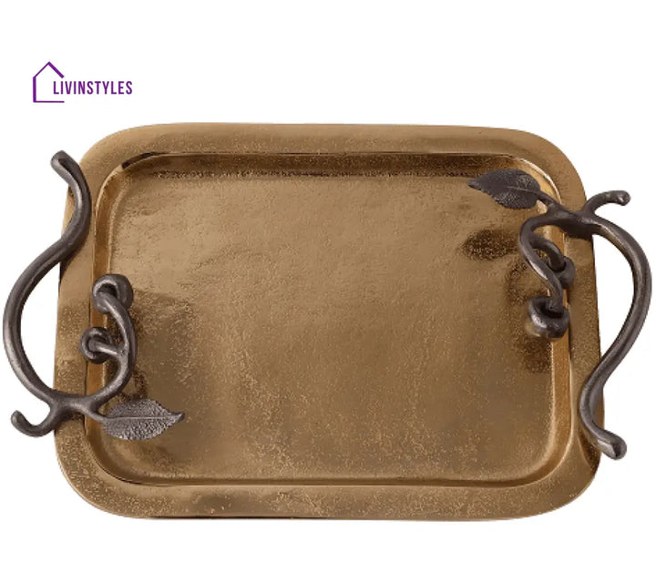 Cherry Vine Gold Décorative Platter