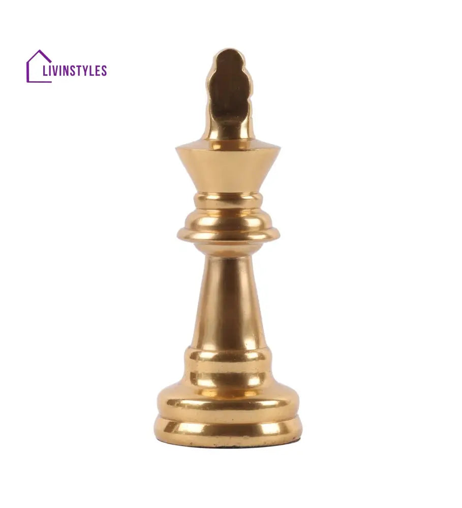 Chess King Queen Gold Small