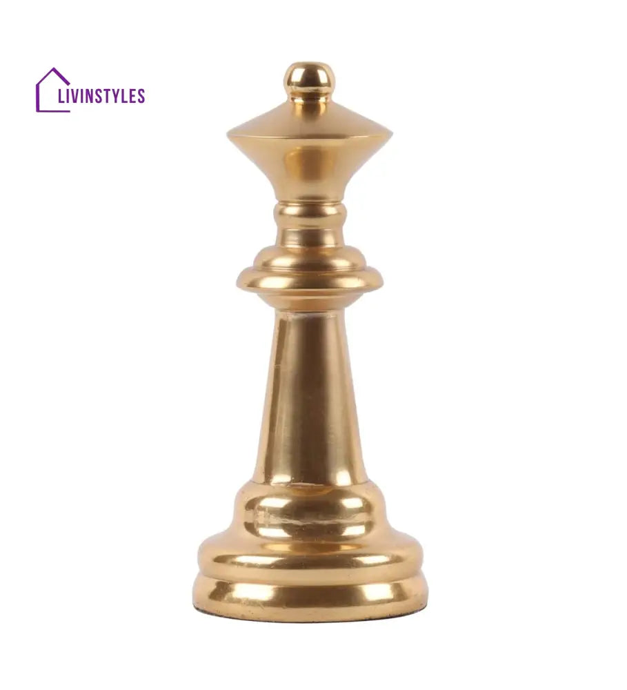 Chess King Queen Gold Small