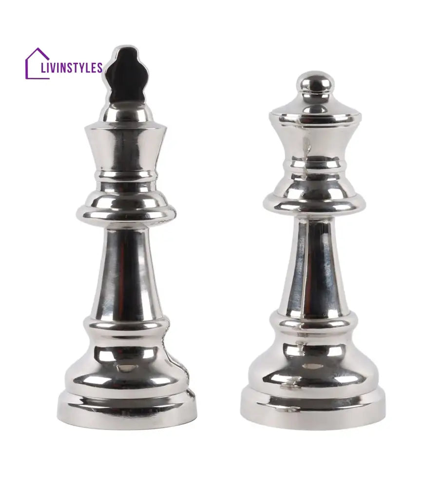 Chess King Queen Nickel Large