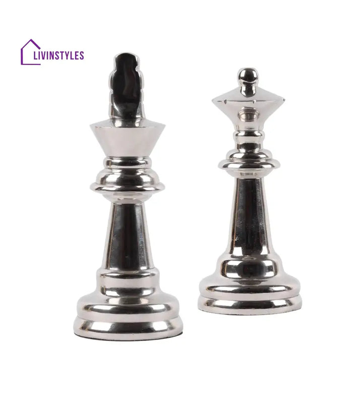 Chess King Queen Nickel Small