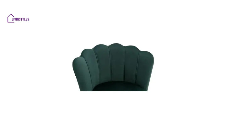 Chetan Green Color Flower Counter Stool