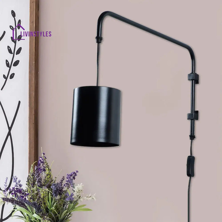 Cicero Black Metal Wall Light By Ss Lightings Lamp