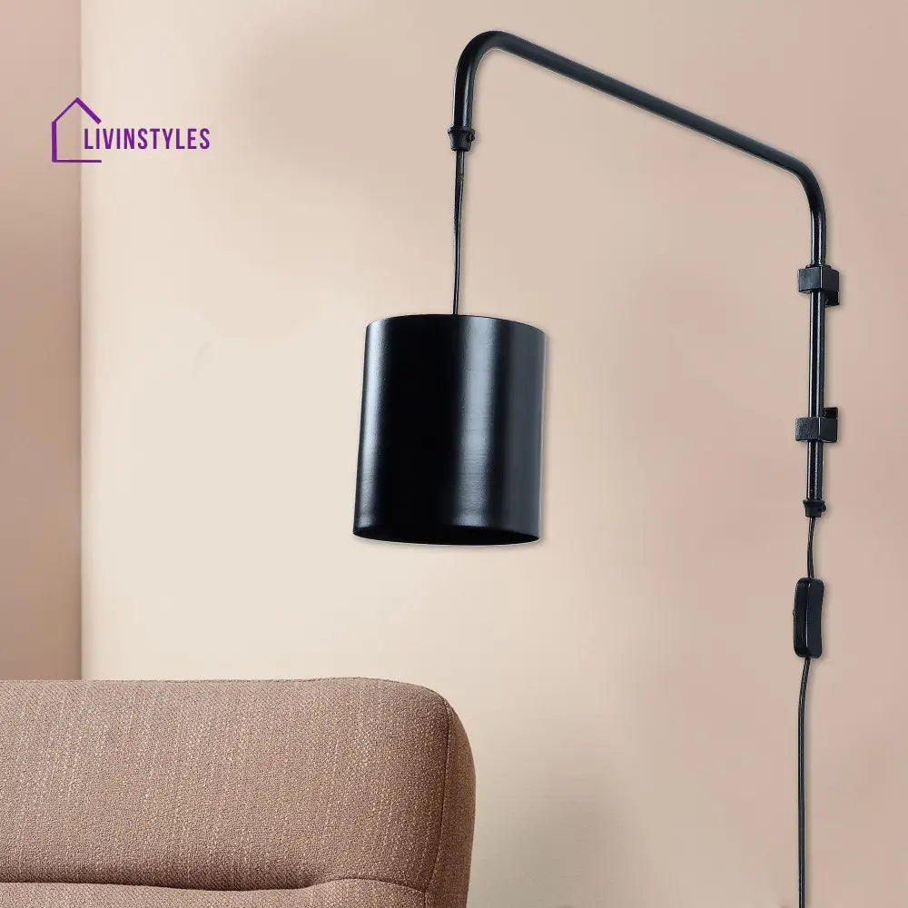 Cicero Black Metal Wall Light By Ss Lightings Lamp