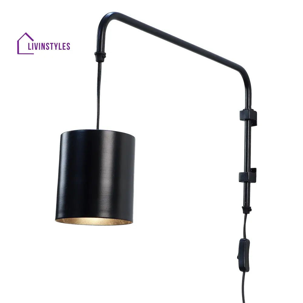 Cicero Black Metal Wall Light By Ss Lightings Lamp