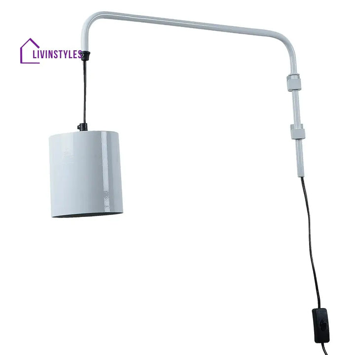 Cicero White Metal Wall Light By Ss Lightings Lamp