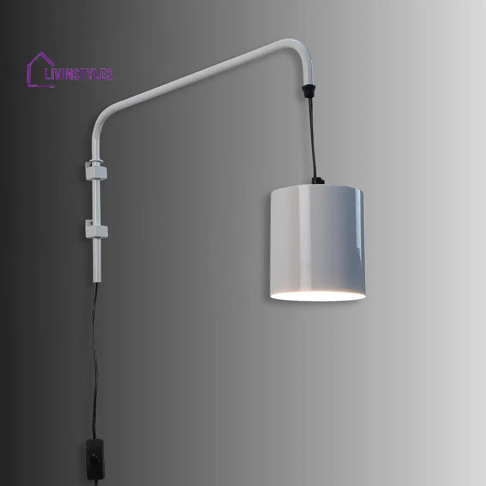 Cicero White Metal Wall Light By Ss Lightings Lamp