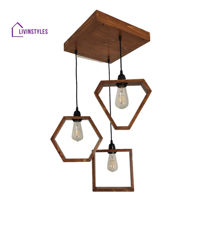 Clark Brown Cluster Hanging Lamp Lamps