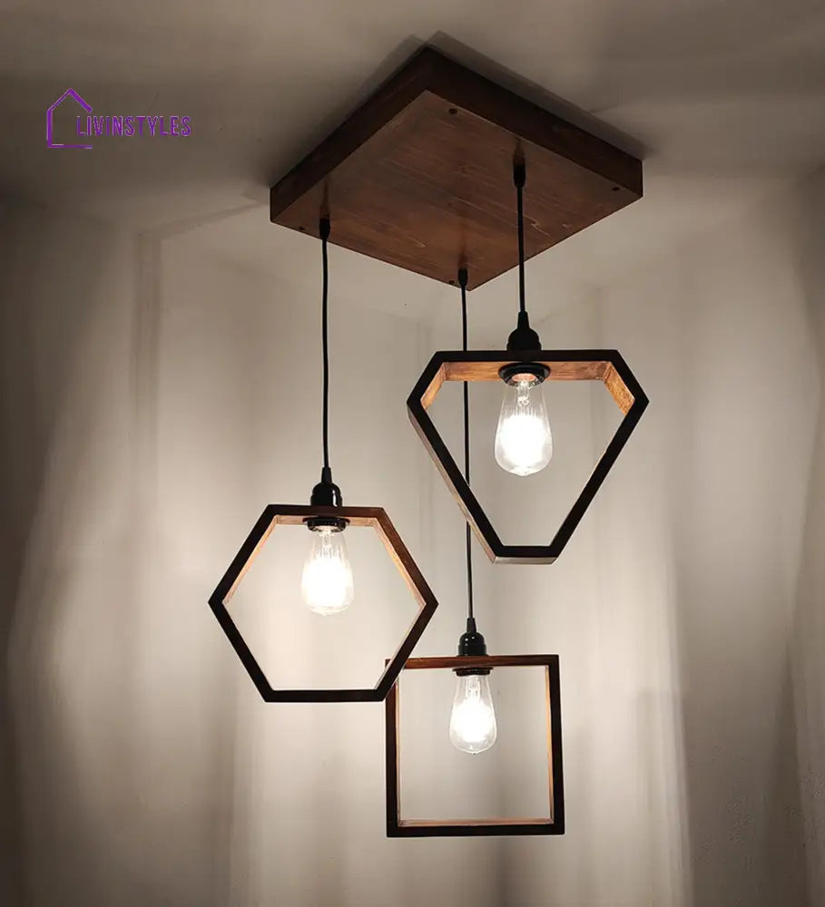 Clark Brown Cluster Hanging Lamp Lamps