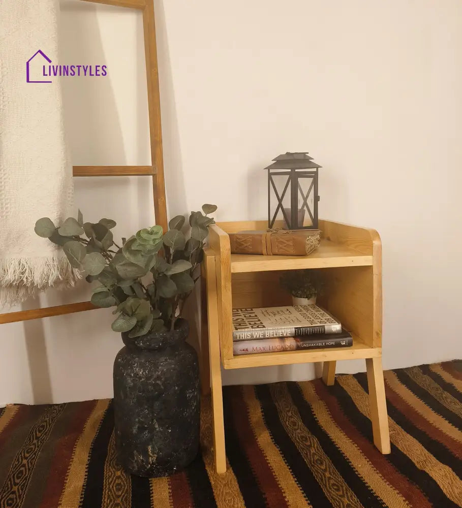 Clement Solid Wood End Table Furniture