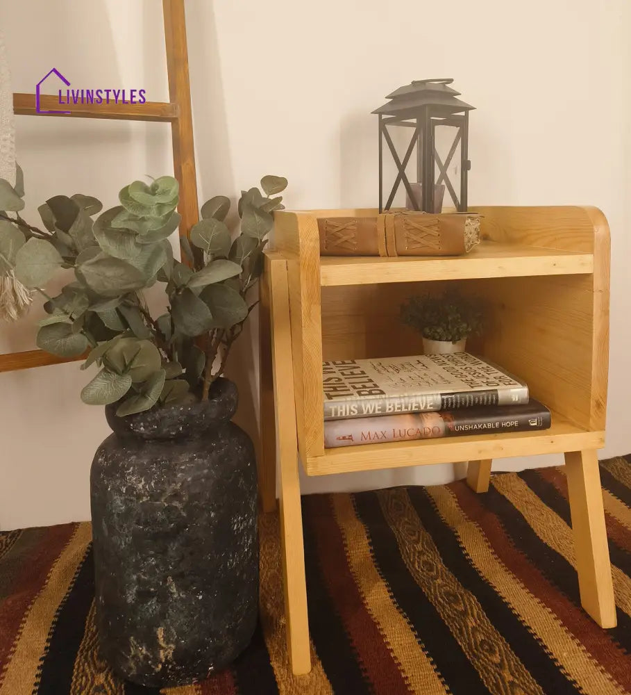 Clement Solid Wood End Table Furniture