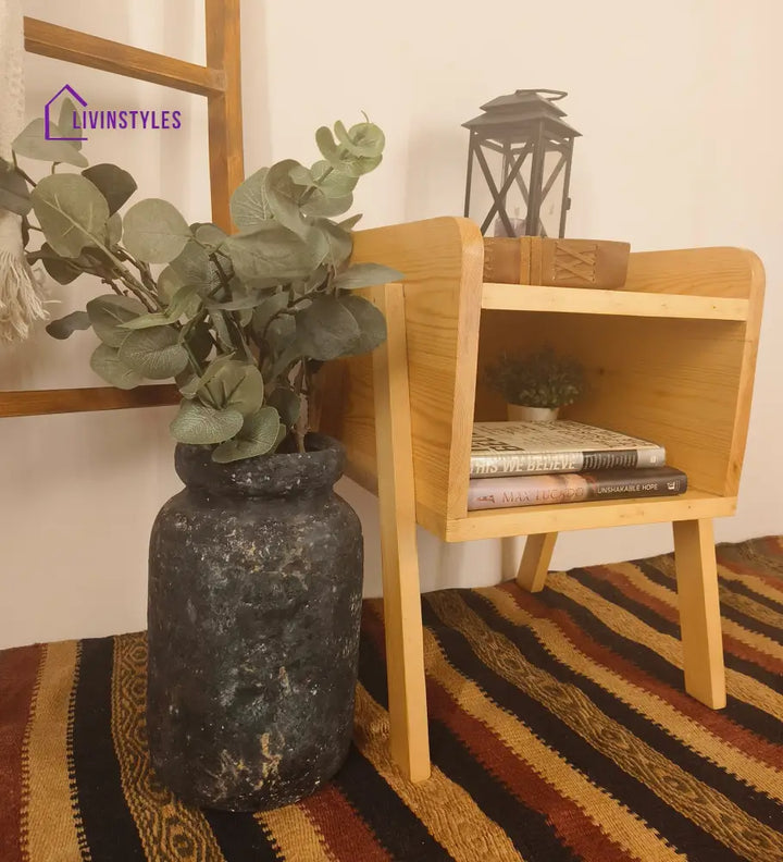 Clement Solid Wood End Table Furniture