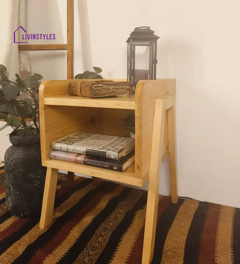 Clement Solid Wood End Table Furniture