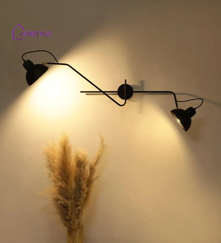 Contimporary Black Wall Modern Design Lamp