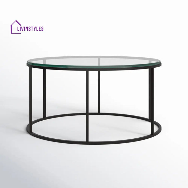 Crest Metal Coffee Table For Living Room