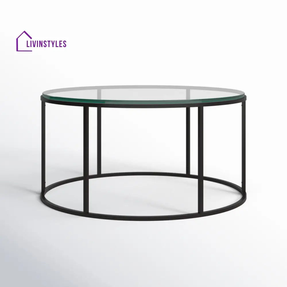 Crest Metal Coffee Table For Living Room