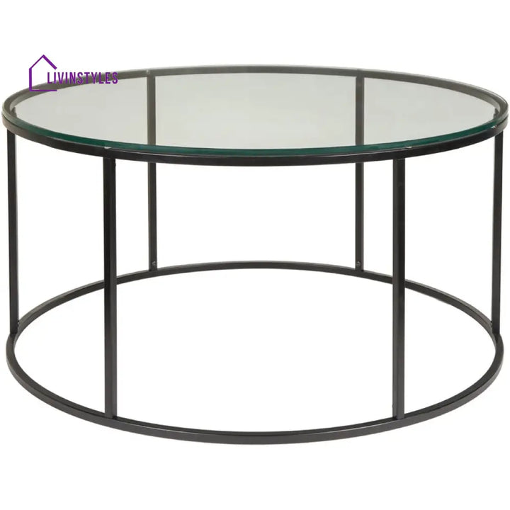 Crest Metal Coffee Table For Living Room