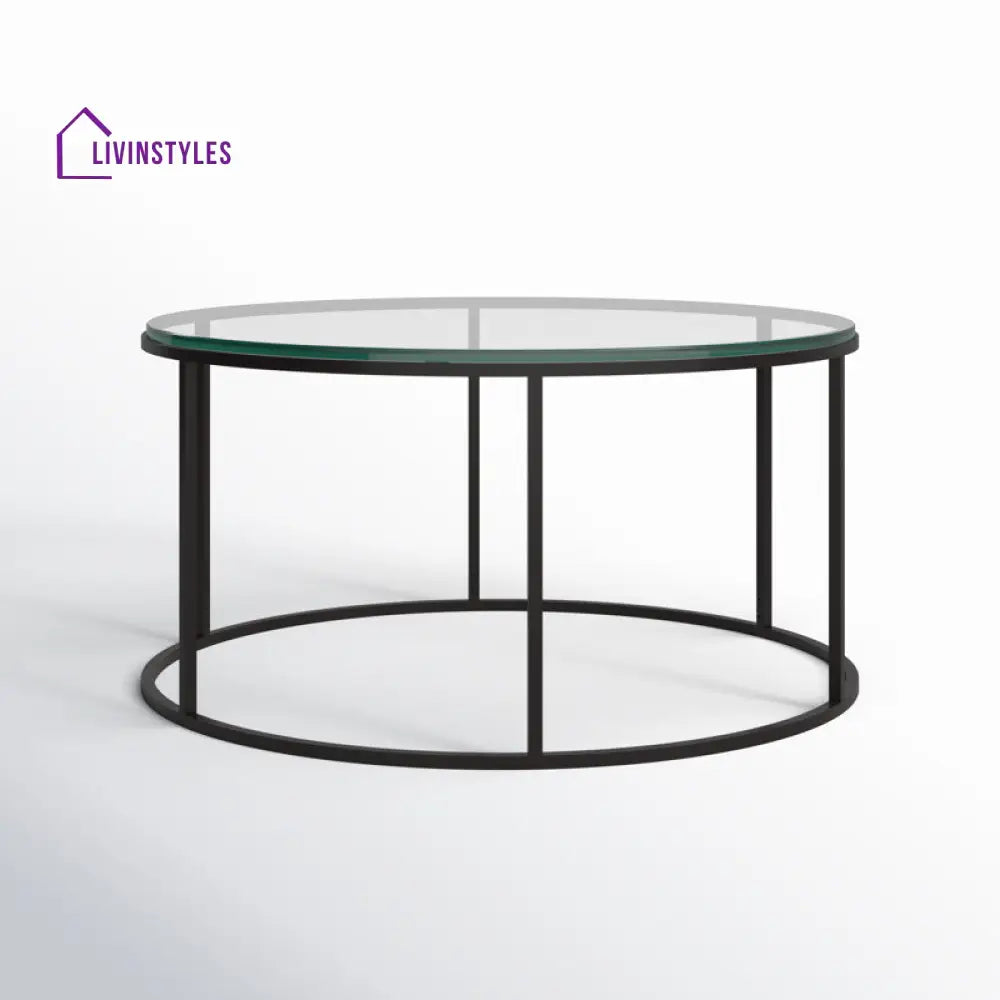 Crest Metal Coffee Table For Living Room