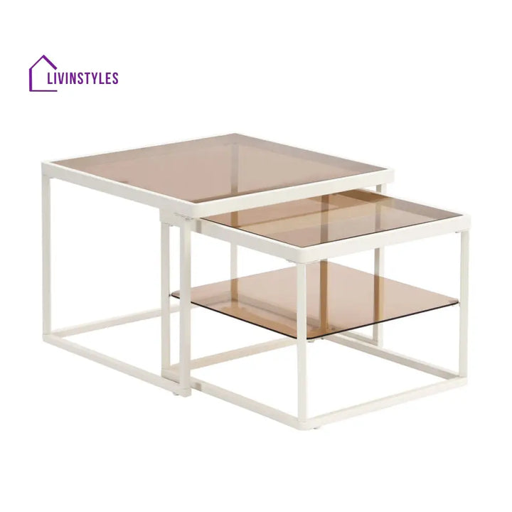 Crestline Metal Coffee Table For Living Room