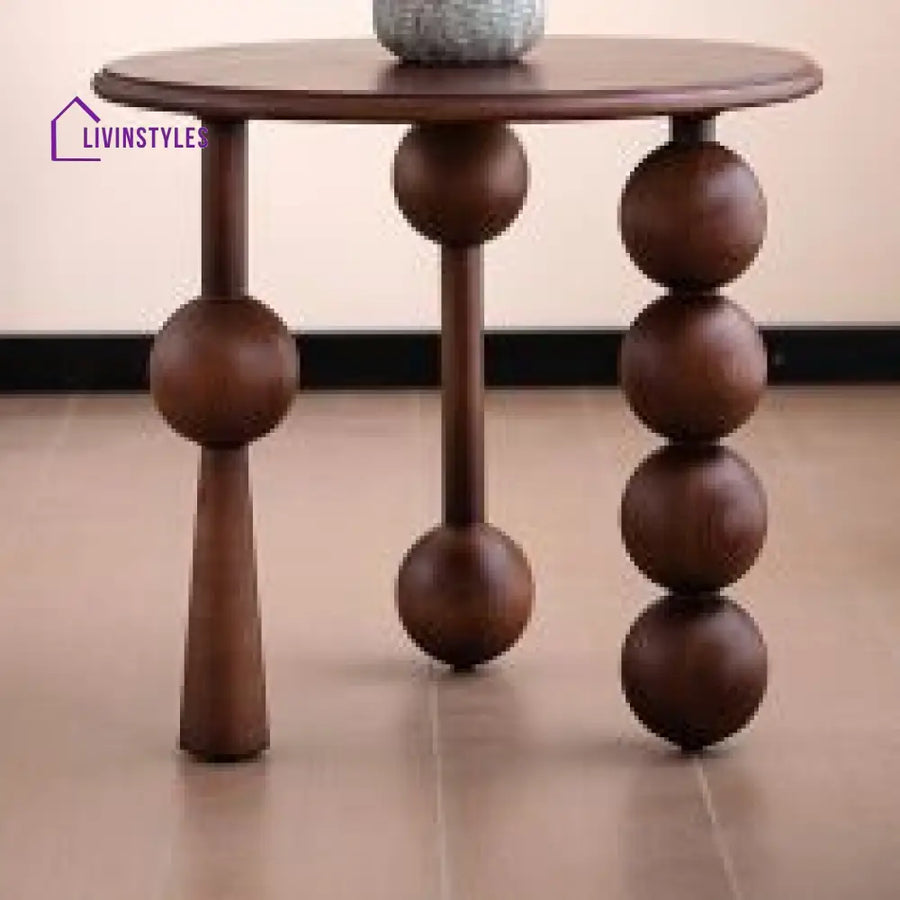 Dahlia Wooden Side Table for Living Room