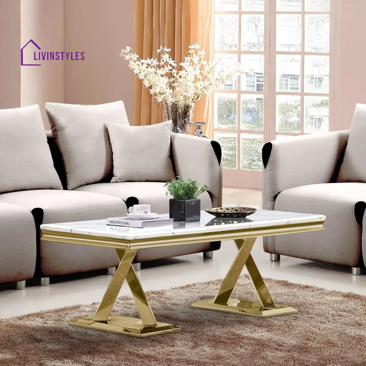 Daksh Metal Coffee Table For Living Room