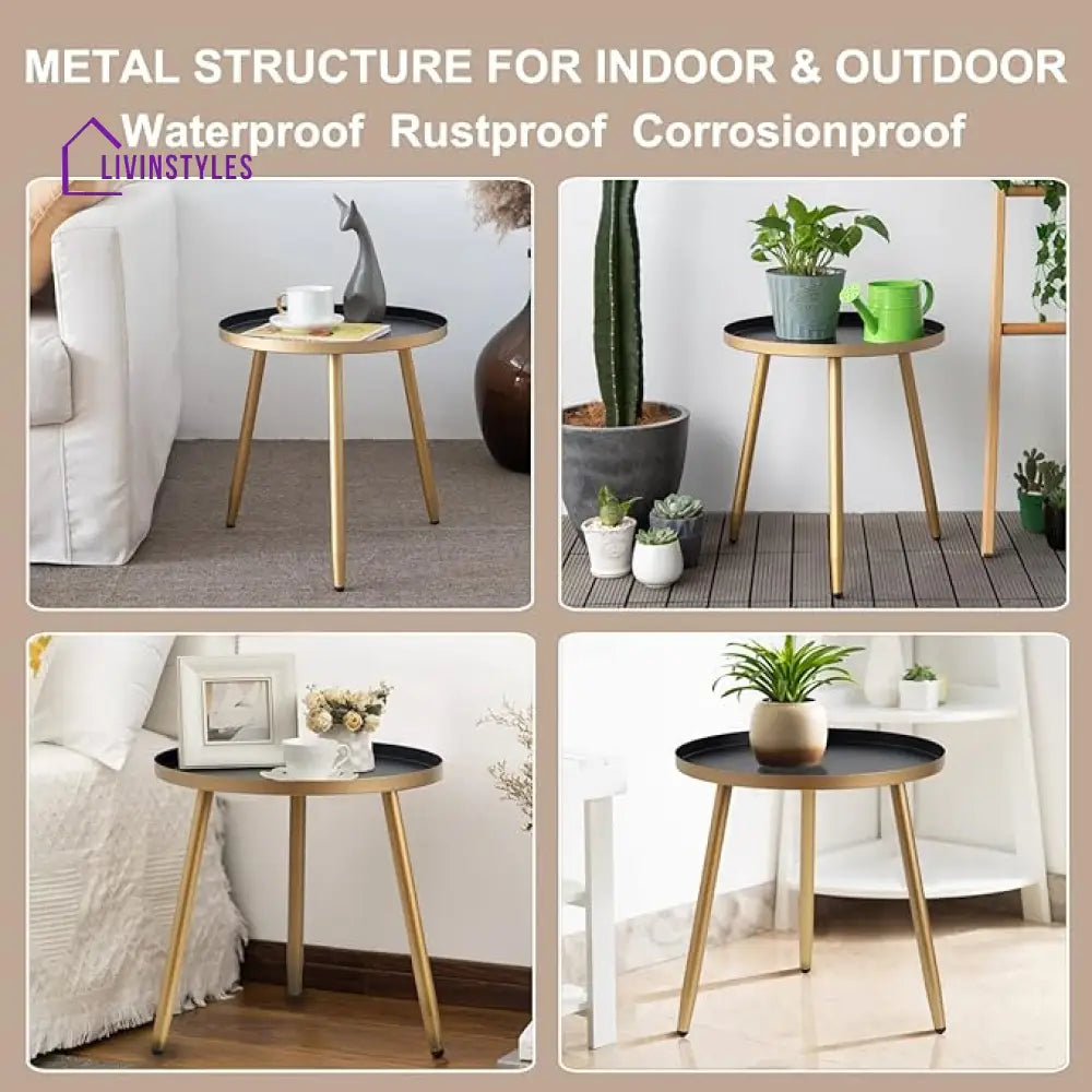 Damini Metal Side Table For Living Room