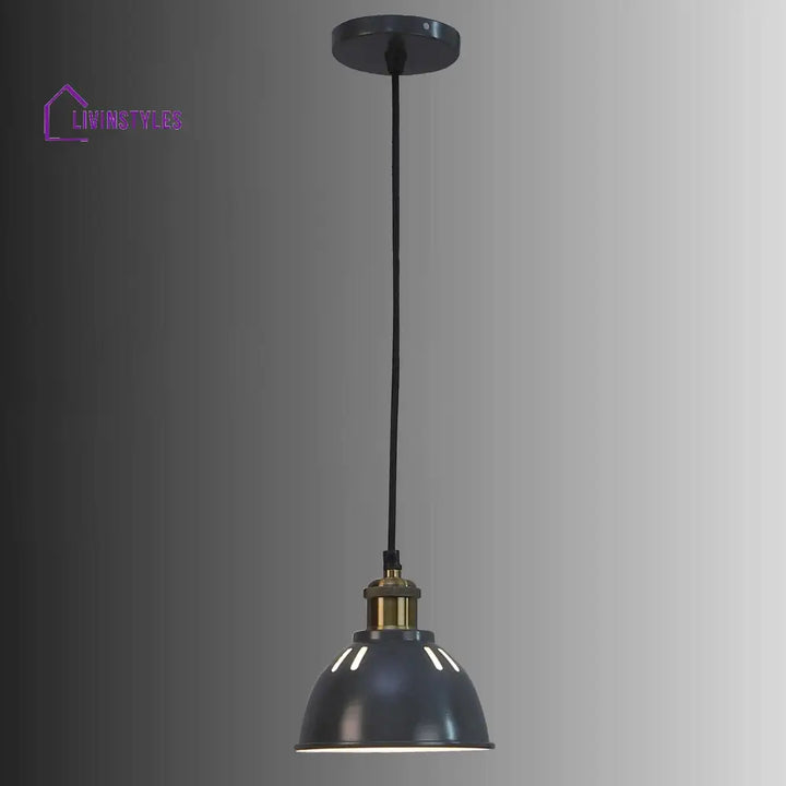 Darnar Grey Metal Hanging Light By Ss Lightings Lamp