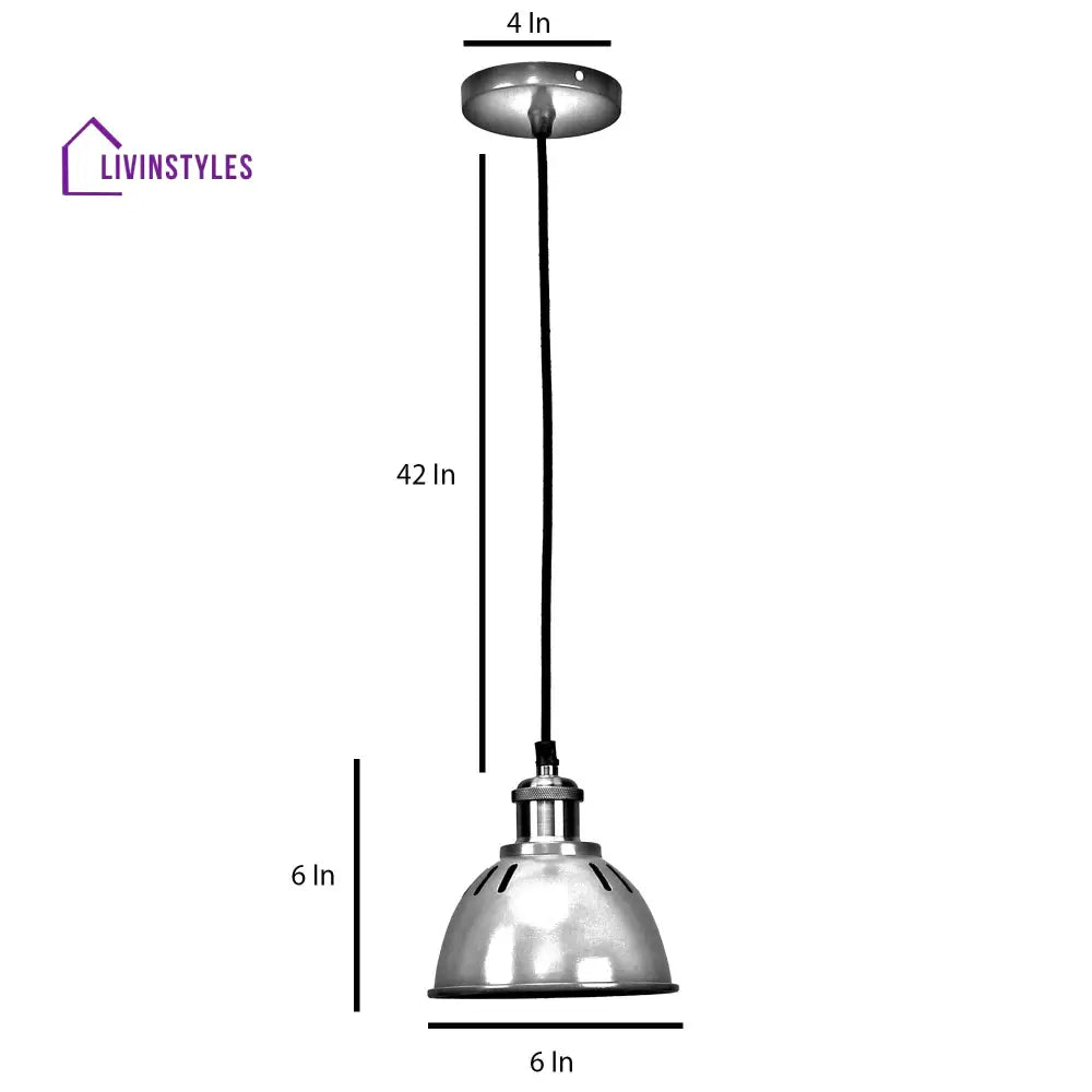 Darnar Grey Metal Hanging Light By Ss Lightings Lamp