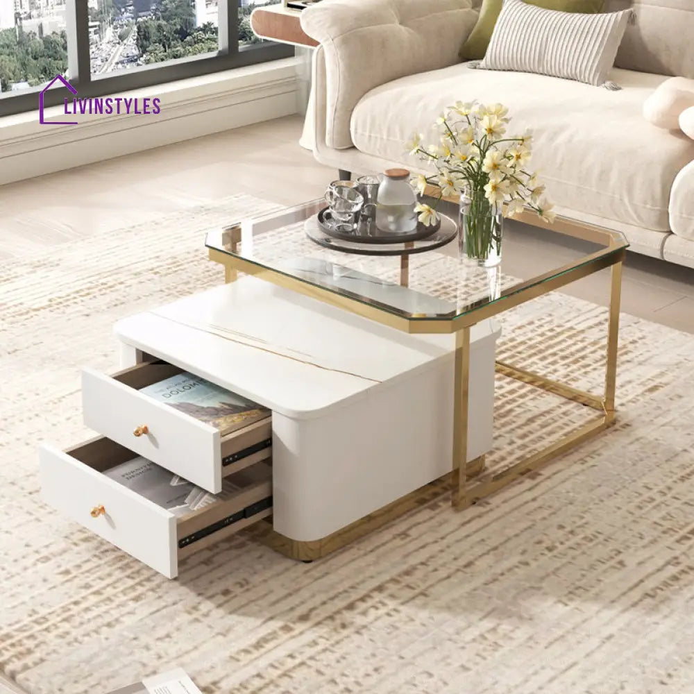 Darsh Metal Coffee Table For Living Room