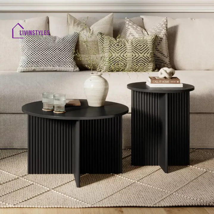 Darshana Coffee Table for Living Room in Black Colour